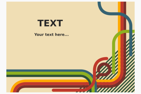 Abstract Background with Retro Lines