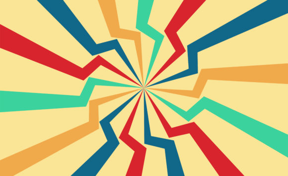 Old Vintage Retro Sunburst Background