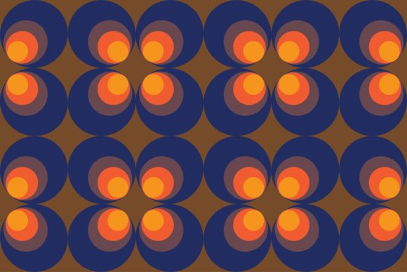 Retro Geometric Seamless Background
