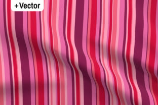 Valentine's Day Retro Pink Stripes